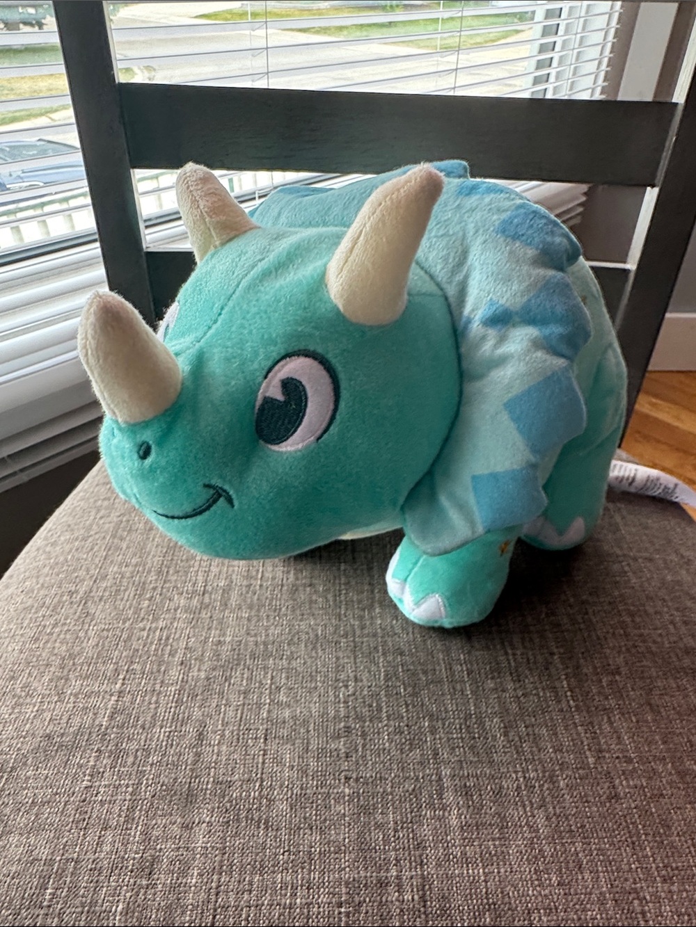 Disney Animal Kingdom Dinoland Dinosaur Triceratops Spin 14" Plush